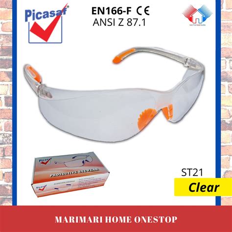 Picasaf Frameless Clear Safety Eyewear St Safety Goggles Eye