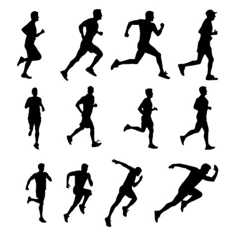 Runner Silhouette Clip Art Free