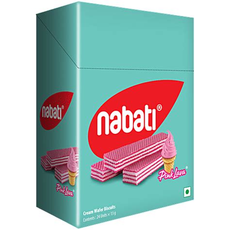 Buy Nabati Pink Lava Cream Wafer Biscuits Sweet Crispy And Crunchy