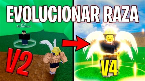 Como DESPERTAR TU RAZA En BLOX FRUITS Raza V2 V3 V4 YouTube