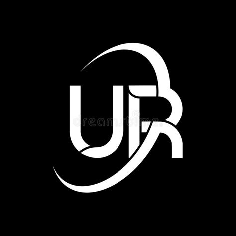 Ur Letter Logo Design Initial Letters Ur Logo Icon Abstract Letter Ur