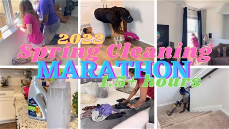 New SPRING Clean With Me Marathon 2022 1 5 Hours Of Extreme Deep