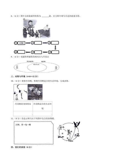 河南省新乡市卫辉市2023 2024学年六年级下学期期末科学试卷（含解析）21世纪教育网 二一教育