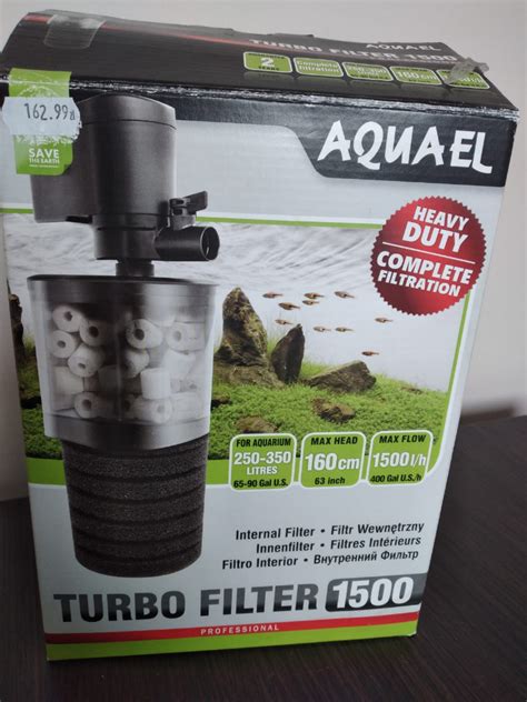 Filtr Aquael Turbo Filter Wewnetrzny Akwarium Wola Rusinowska