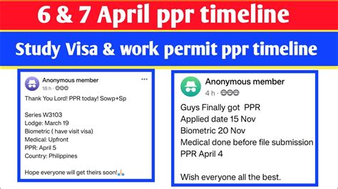 6 7 April Ppr Request Timeline Today S Ppr Request Timeline Canada