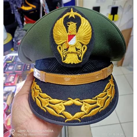 Topi Pdu Pamen Tni Ad Lazada Indonesia