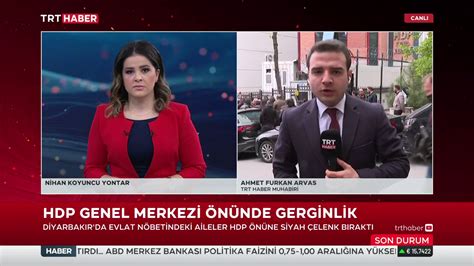 TRT Haber Canlı on Twitter HDP Genel Merkezi önüne siyah çelenk