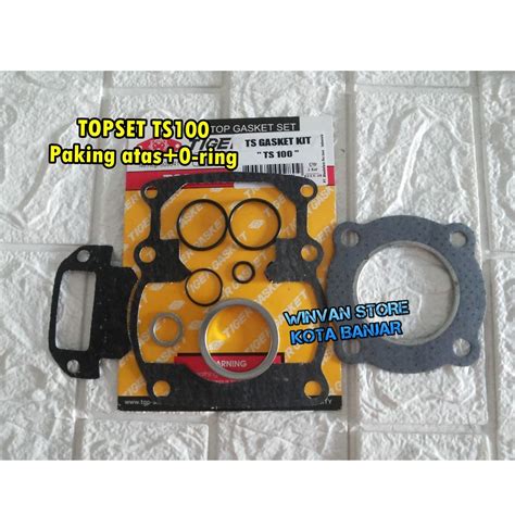 Topset Ts Perpak Gasket Paking Packing Top Set Kit Piston Suzuki Ts