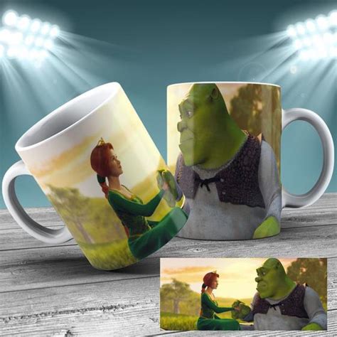 Caneca Shrek De Porcelana Mod 10 TTT Produtos Canecas Magazine