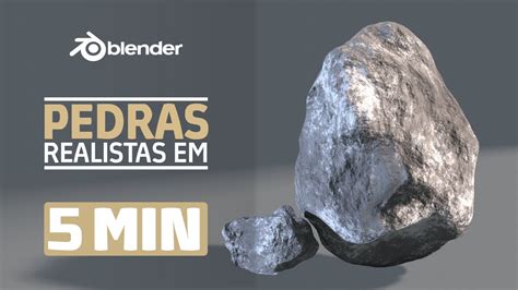 Como Criar Pedras Realistas Em 5 Minutos Tutorial Blender 3D YouTube