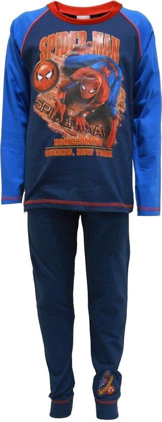 Spiderman Pyjama Maat Blauw Navy Bol