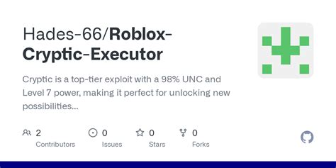 Releases Hades 66 Roblox Cryptic Executor GitHub