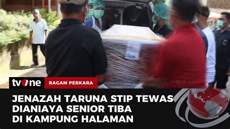 Jenazah Taruna Stip Yang Tewas Dianiaya Senior Tiba Di Kampung Halaman