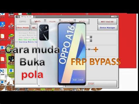 Cara Reset Pola Oppo A Cph Frp Bypass Youtube