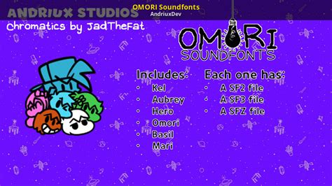 OMORI Soundfonts [Friday Night Funkin'] [Modding Tools]