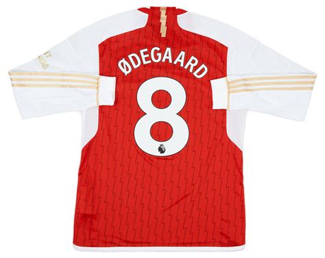 Arsenal Home L S Shirt Degaard