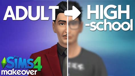 Teen Highschool Cas Makeover For Mortimer Goth 🕯️💰 No Cc The Sims