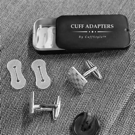 Shirt Cuff Adapters Wear Cufflinks On Any Dress Shirt