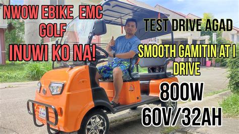 Nwow Ebike Emc Golf Wheels Inuwi Ko Na Test Drive Agad Pahirapan