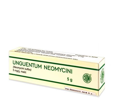 Neomycyna Mg G Ma G Rany Podra Nienia Dermatologia