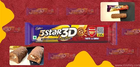 Cadbury 5 Star 3d Chocolate Bar Review Mishry