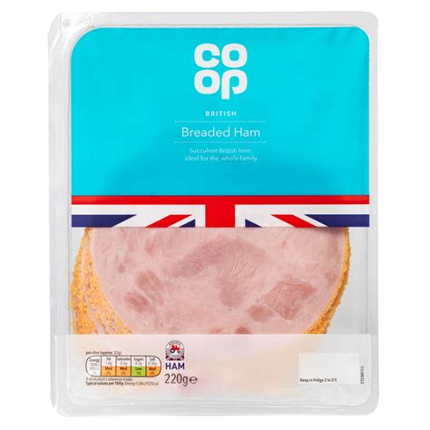 Co Op Breaded Ham 220g Co Op