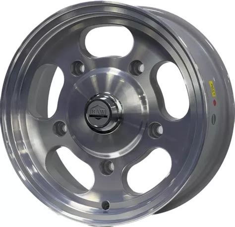 Roda Aro X Dish Kombi Fusca Raw Classic Rodas Jogo Cor Prata