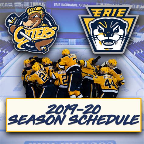 Otters, OHL Release 2019-20 Season Schedule – Erie Otters