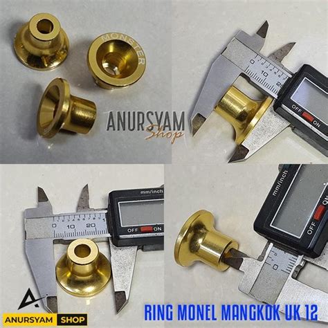 Jual Ring Monel Warna Ukuran 12 Full CNC Ring Baut Variasi MONEL