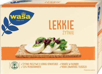 Wasa pieczywo chrupkie lekkie crisp n light żytnie