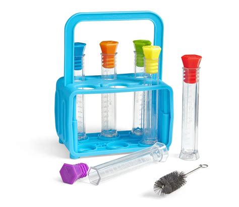 Kit 6 Tubes à Essai éprouvettes Expériences Apprentissage Des Sciences