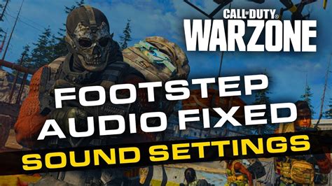 Best COD Modern Warfare Warzone Audio Settings For Louder Enemy