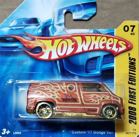 Hot Wheels First Editions Custom 77 Dodge Van Universo Hot Wheels