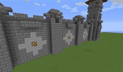 Wall Design V1 Minecraft Project Wall Design Minecraft Projects Design