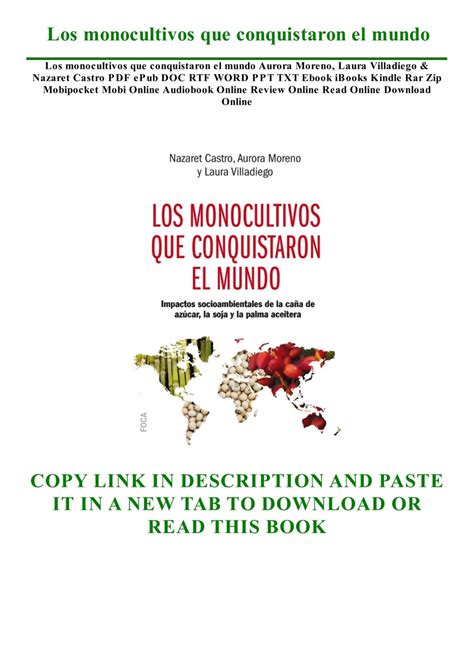 DOWNLOAD Free PDF Los monocultivos que conquistaron el mundo BY Aurora