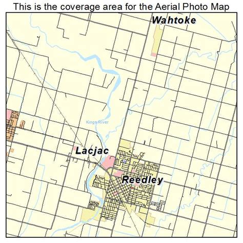 Aerial Photography Map of Reedley, CA California