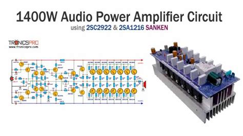 W Amplifier Circuit Using Sc Sa Tronicspro