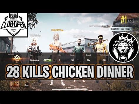 Pmco Qualifiers Kills Chicken Dinner In Erangle Team Star Youtube