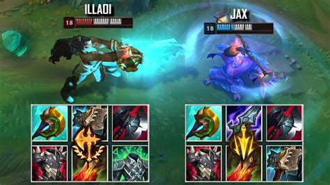 Illaoi Vs Jax Season 12 Full Build Fights And Best Pentakills Youtube