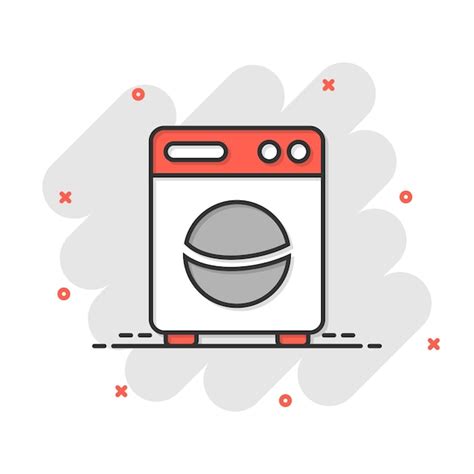 Premium Vector Washing Machine Icon In Flat Style Washer Vector