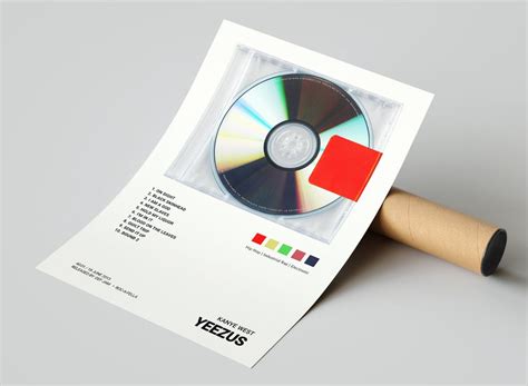 Kanye West - Yeezus Album Cover Poster | Architeg Prints