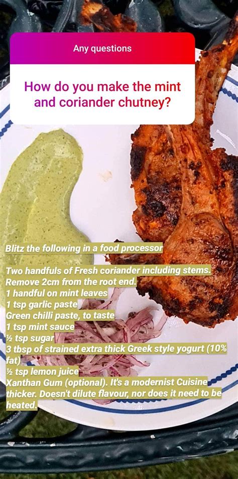 Bbq Tandoori Lamb Chops Haloodiefoodie