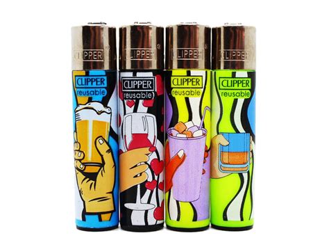 Clipper Lighters Printed 48s Various Designs Choose Your Team — Vir