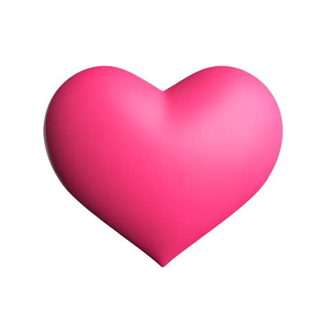 Pink Heart 3d Rendering Icon Illustration 29254192 Png