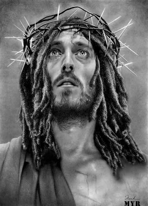 Jesus With Dreads Tattoo