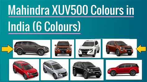 Mahindra Xuv 500 Colours Available