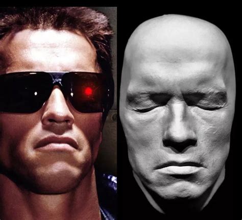 Arnold Schwarzenegger Face Life Cast Life Mask the Terminator Predator ...