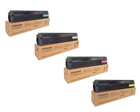 Toshiba E Studio Ac Toner Cartridges Set Oem Black Cyan Magenta