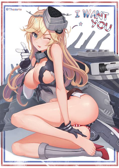 Thasario Anime Adult Pantsu Iowa Kantai Collection Iowa