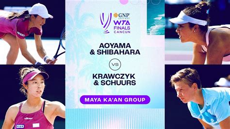 Aoyama Shibahara Vs Krawczyk Schuurs 2023 WTA Finals Group Stage